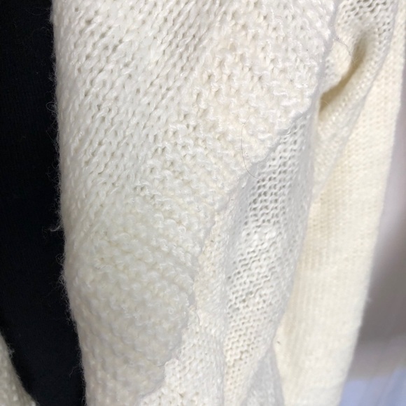 Belldini open front long cardigan cream duster size M - Picture 5 of 7